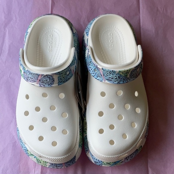 🦋 CROCS CRUSH BUTTERFLY CLOGS 🦋  NWT 🦋 - Picture 9 of 16